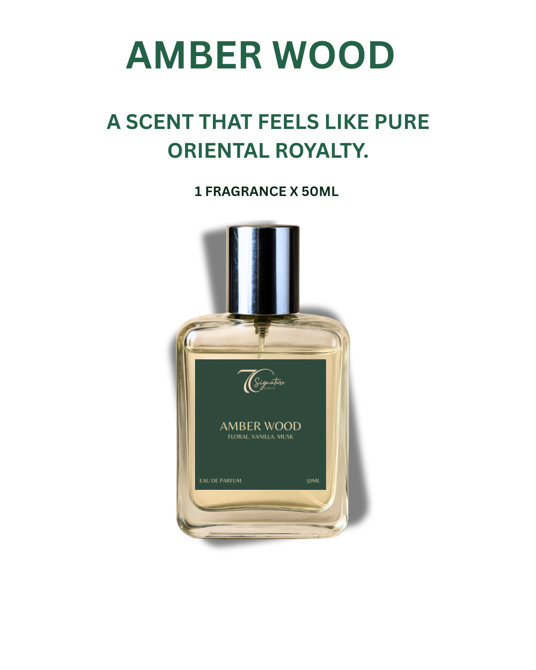Amber wood - Unisex Luxury Eau de Parfum