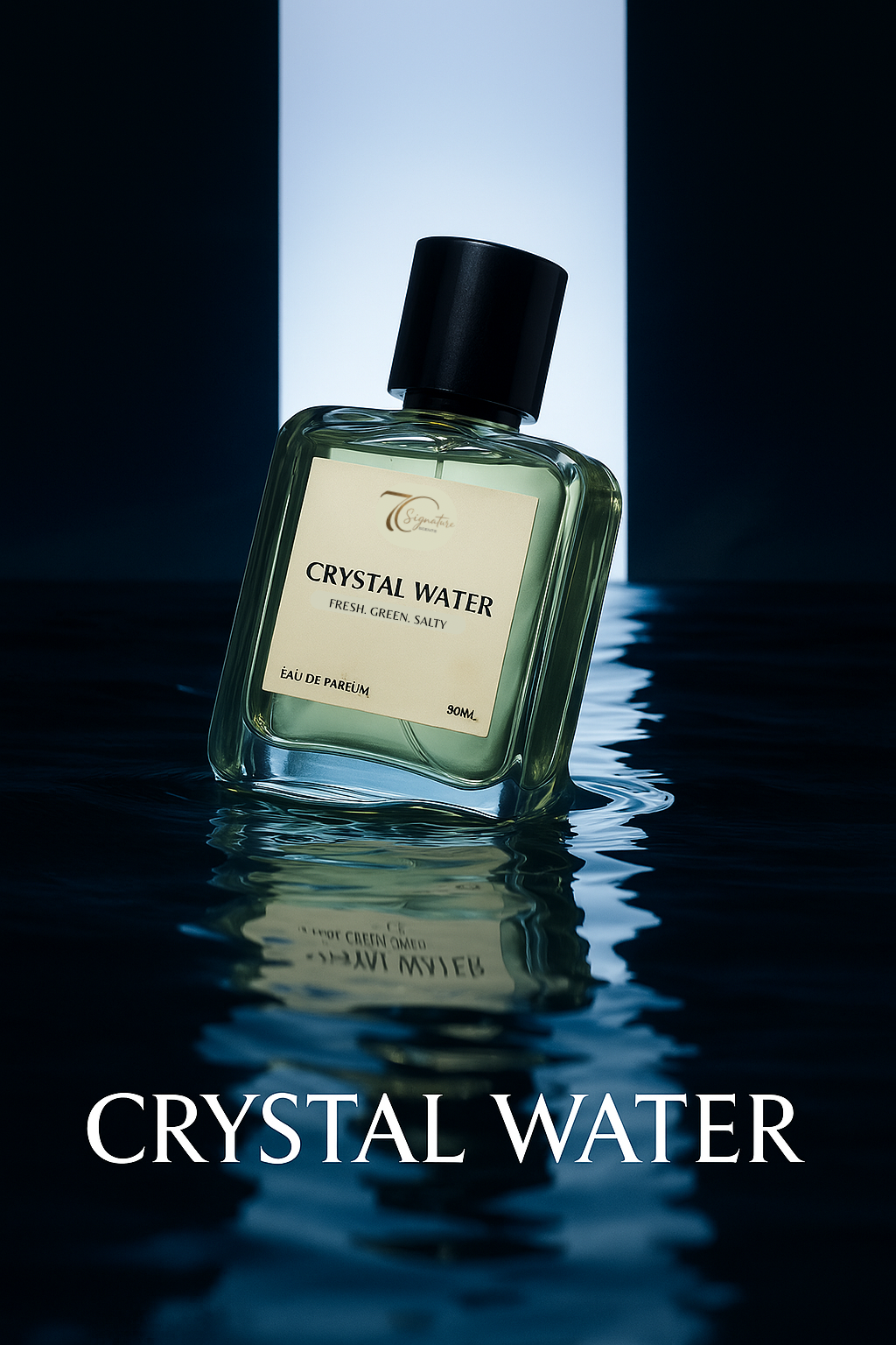Crystal Water Men's Perfume - Luxury Aquatic Fragrance Inspired by Davidoff Cool Water