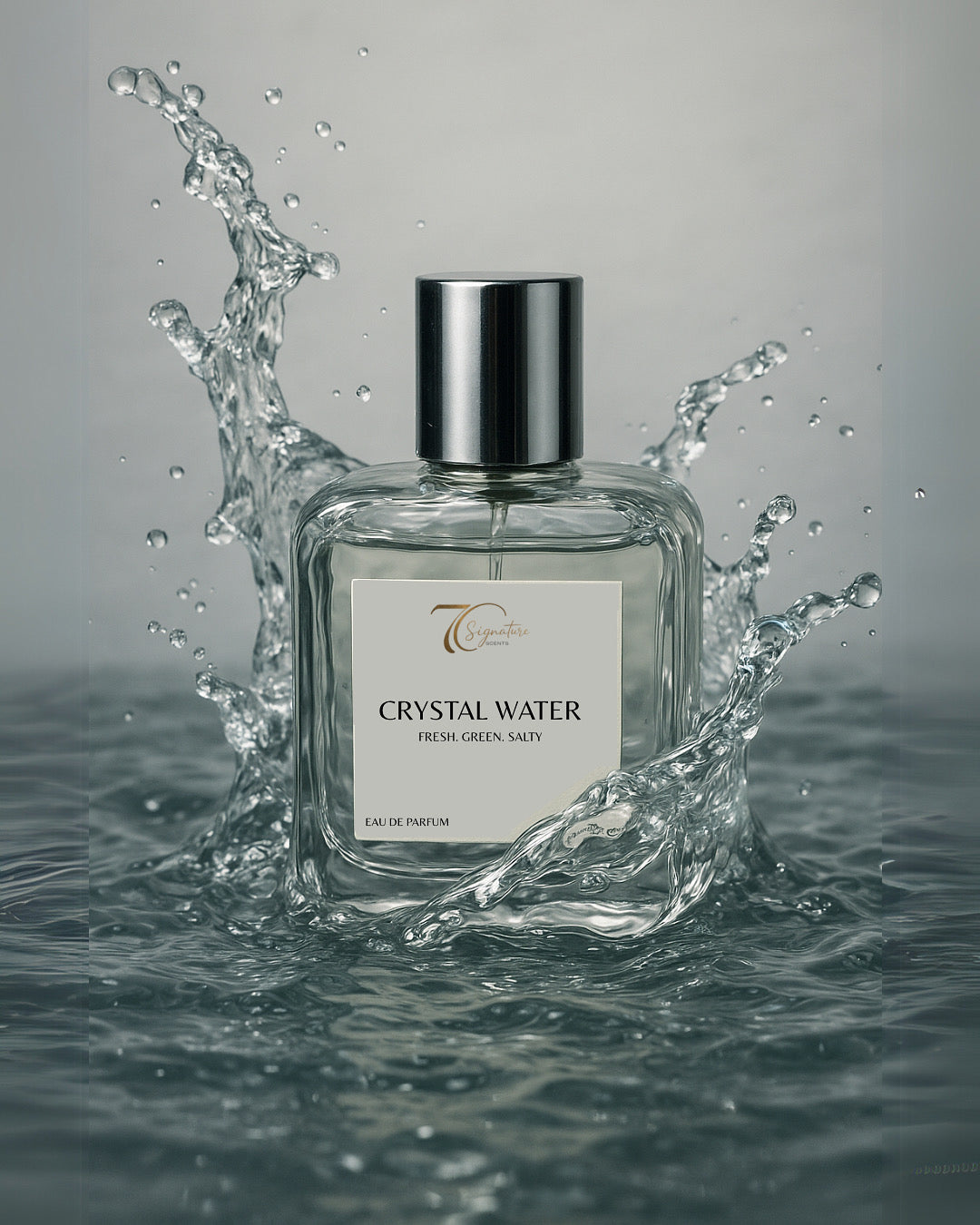 Crystal Water Men's Perfume - Luxury Aquatic Fragrance Inspired by Davidoff Cool Water
