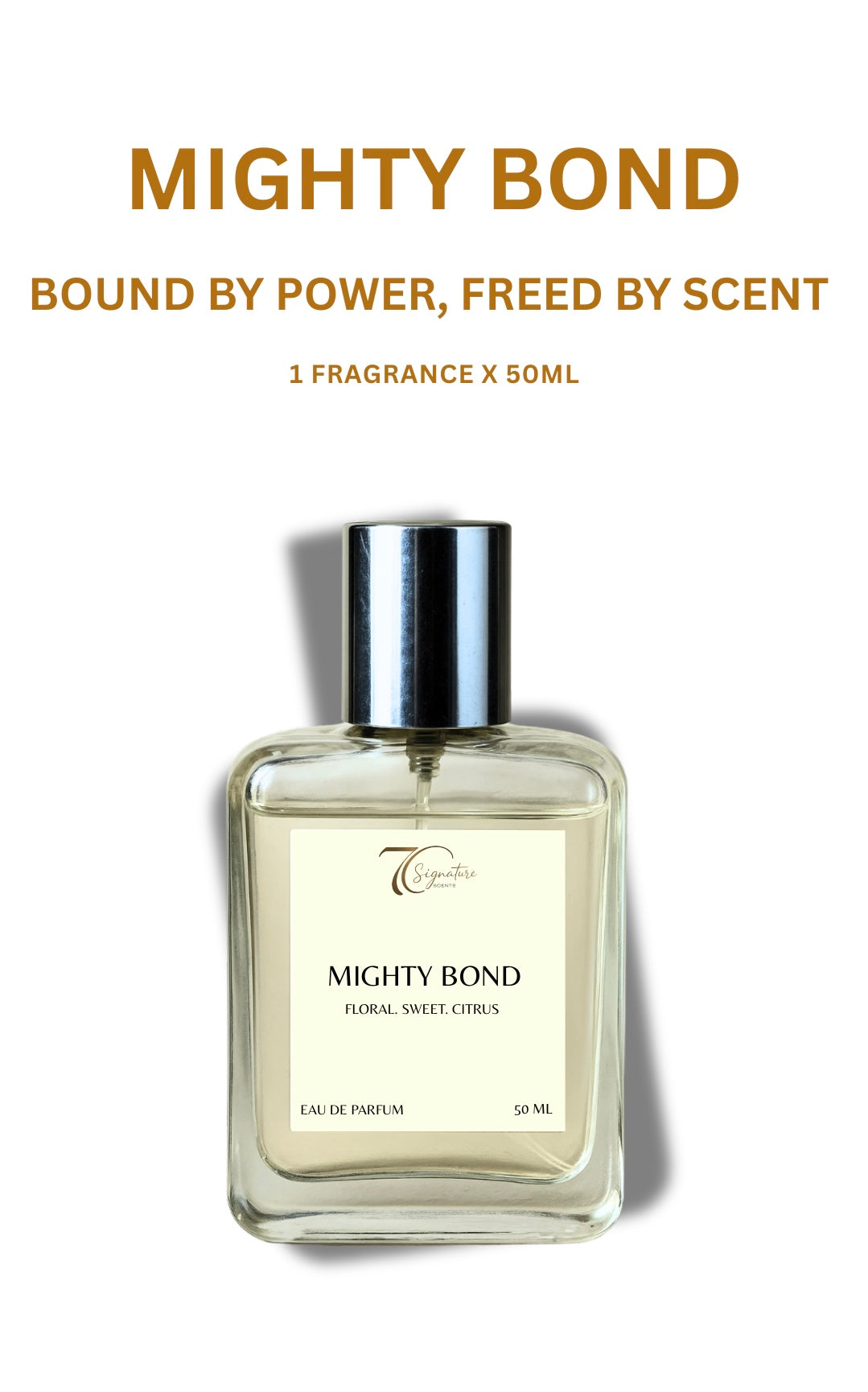 Mighty Bond Men's Perfume - Luxury Woody & Spicy Fragrance Inspired by Stronger with You