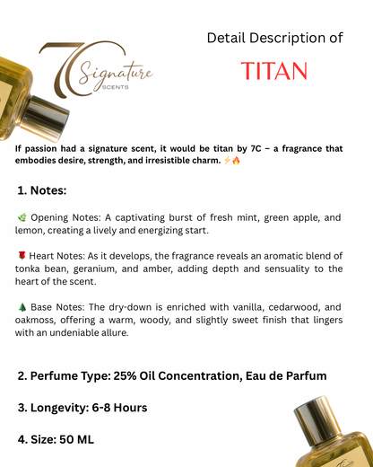Titan – Men’s Luxury Eau de Parfum