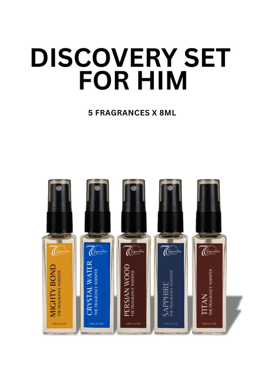 Luxury Men's Perfume Discovery Set - Premium Fragrance Gift Set for Him