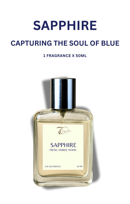 Sapphire Men's Perfume - Luxury Citrus & Woody Fragrance Inspired by Bleu de Chanel