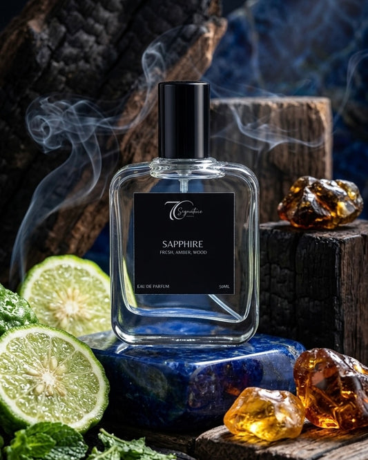 Sapphire Men's Perfume - Luxury Citrus & Woody Fragrance Inspired